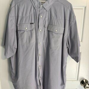 Poncho Men's Pearl Snap Western Shirt - XL